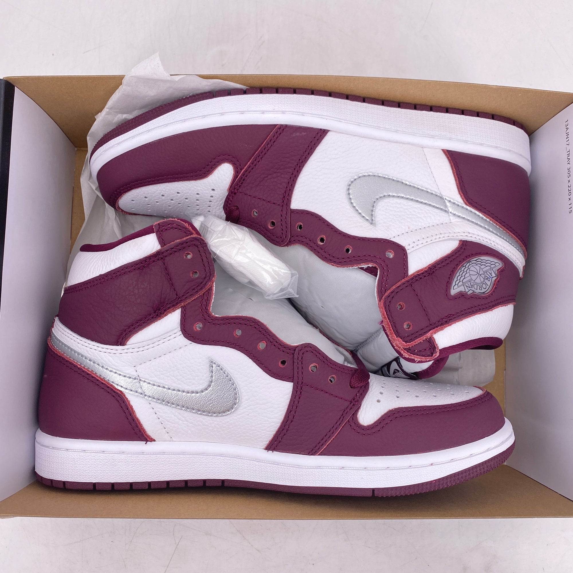 Air Jordan 1 Retro High OG &quot;Bordeaux&quot; 2021 New Size 8