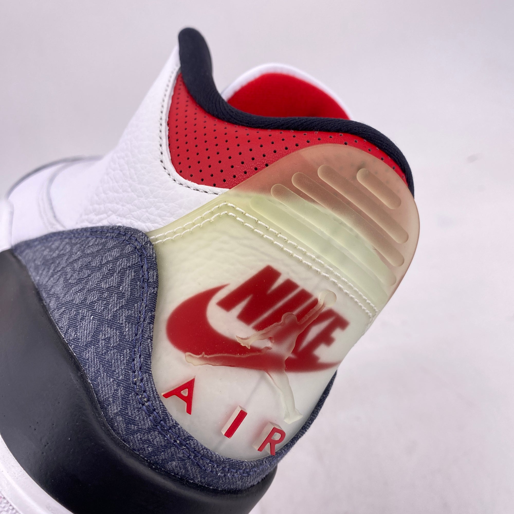 Air Jordan 3 Retro &quot;Fire Red Denim&quot; 2020 New Size 9.5