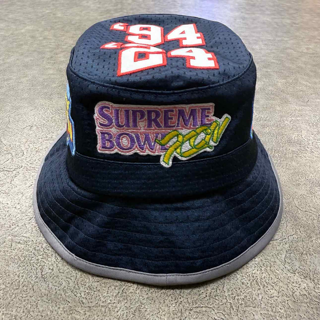 Supreme Bucket Hat "PLAYOFF" Used 2025 Navy Size S/M