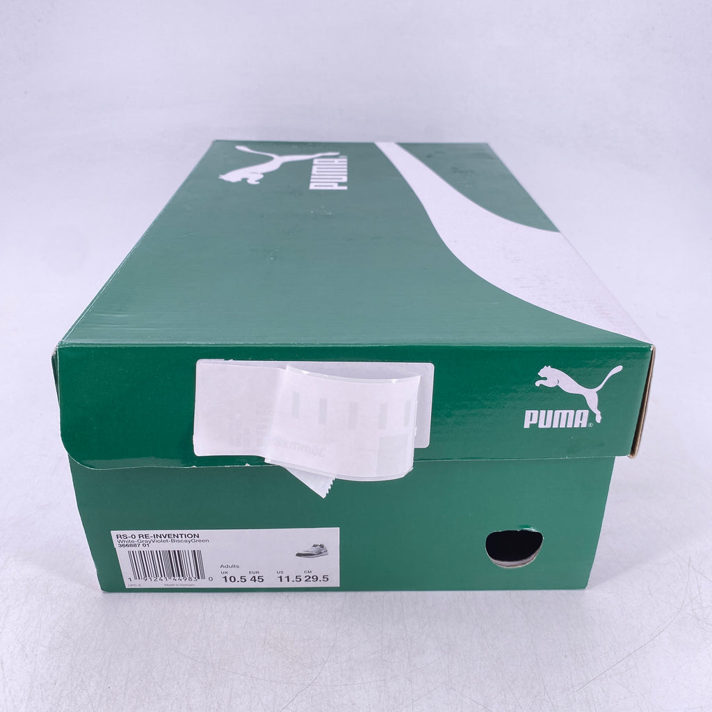 Puma RS-0 RE-INVENTION "White Black"  Used Size 11.5