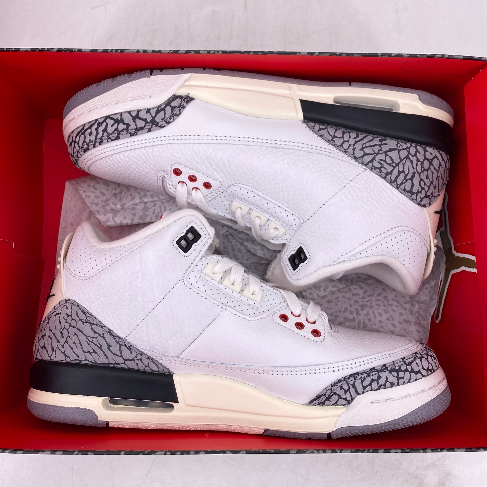 Air Jordan (GS) 3 Retro &quot;White Cement Reimagined&quot; 2023 New Size 7Y