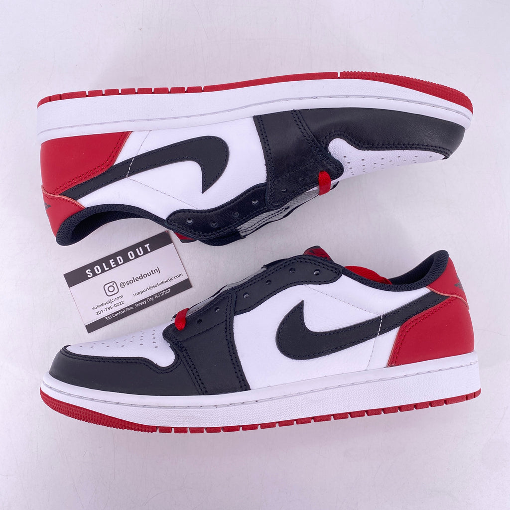 Air Jordan 1 Retro Low "Black Toe" 2023 New Size 10.5