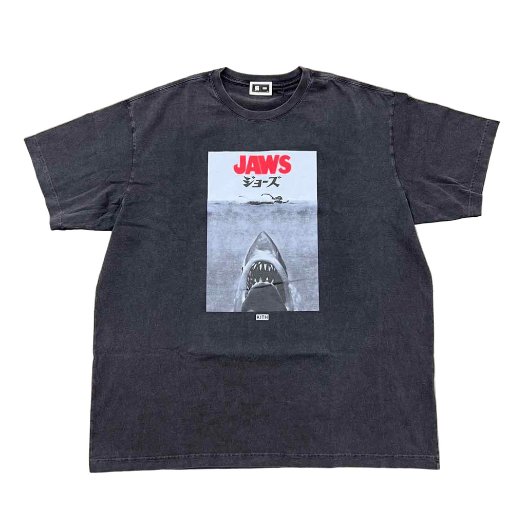 Kith T-Shirt "JAWS" Black New Size 2XL
