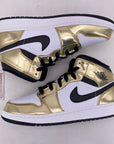 Air Jordan (GS) 1 Mid "Metallic Gold" 2020 New Size 6.5Y