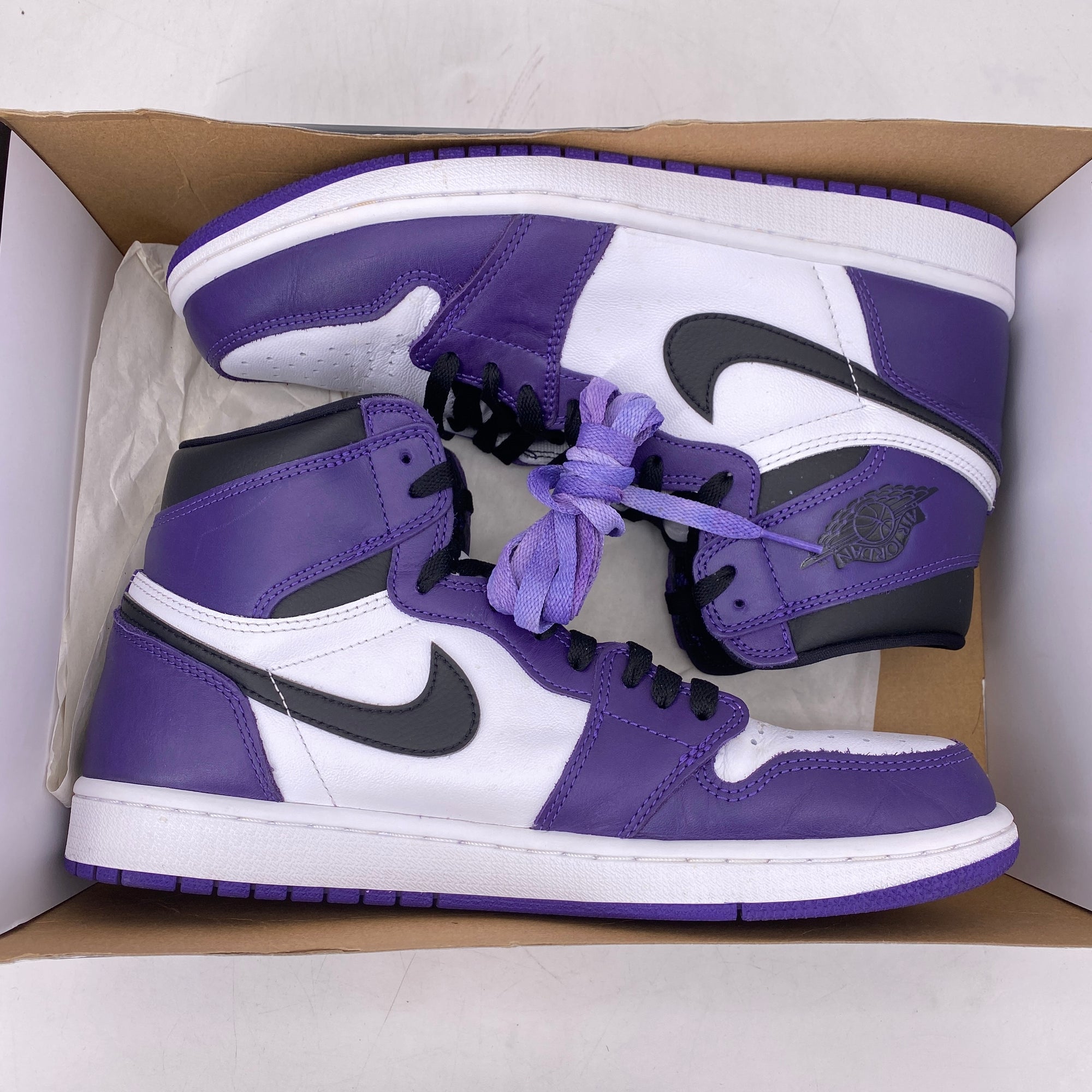 Air Jordan 1 Retro High OG &quot;Court Purple 2.0&quot; 2020 Used Size 10.5
