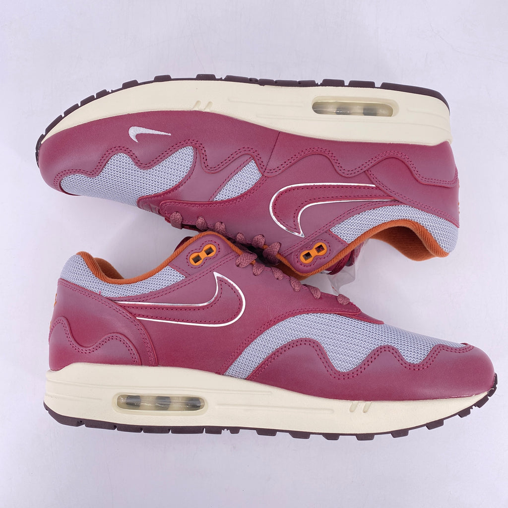 Nike Air Max 1 / Patta "Waves Maroon" 2021 New Size 11.5