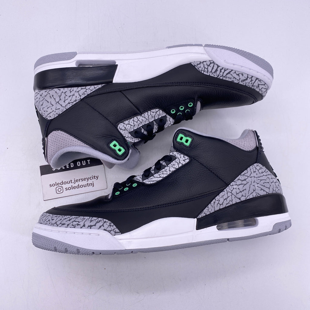 Air Jordan 3 Retro "Green Glow" 2024 New Size 12.5