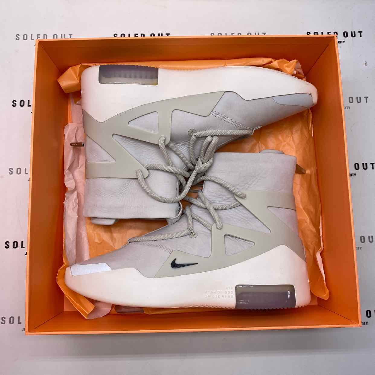 Nike Air Fear of God 1 &quot;Light Bone&quot; 2019 New Size 8