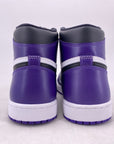 Air Jordan 1 Retro High OG "Court Purple 2.0" 2020 Used Size 10