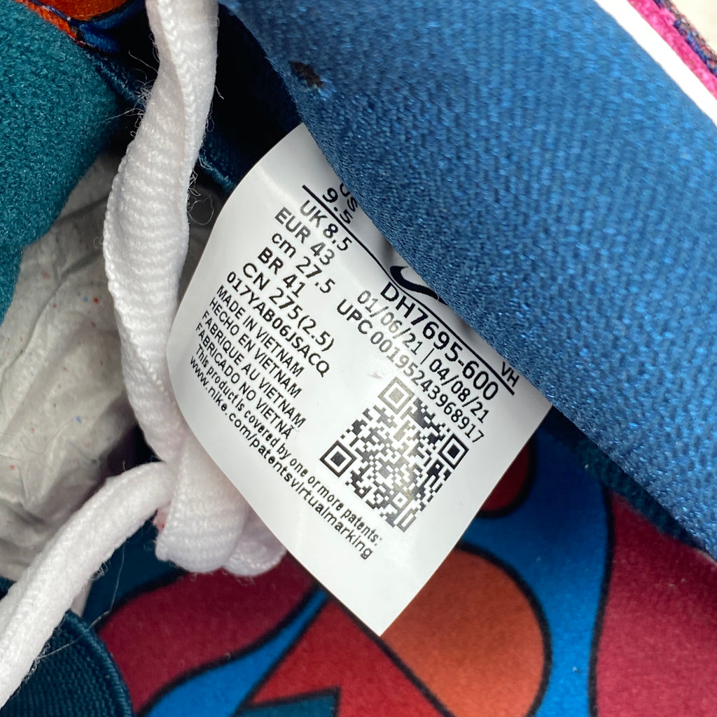 Nike SB Dunk Low "Parra Abstract Art" 2021 New Size 9.5