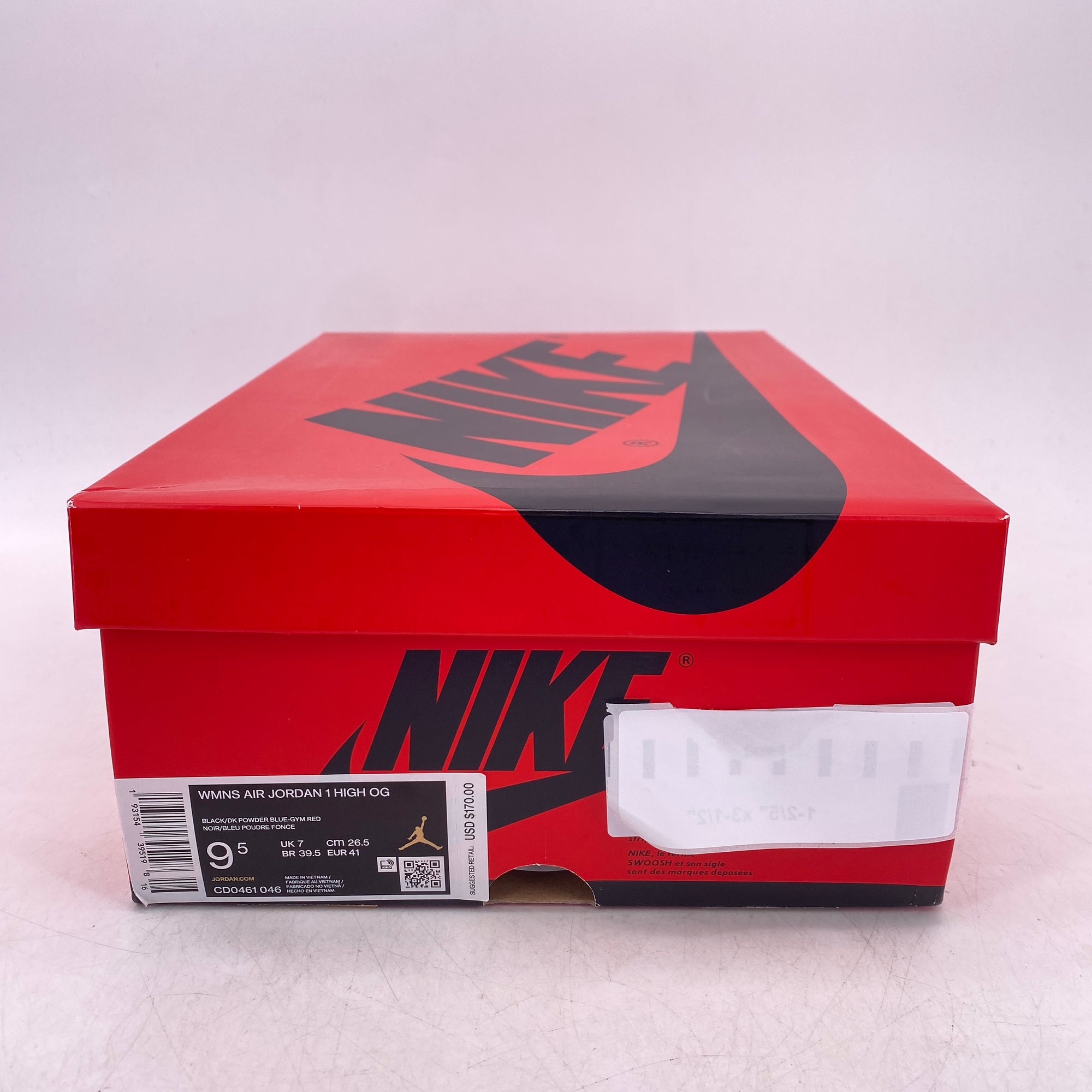 Air Jordan (W) 1 High &quot;Nc To Chi&quot; 2020 New Size 9.5W