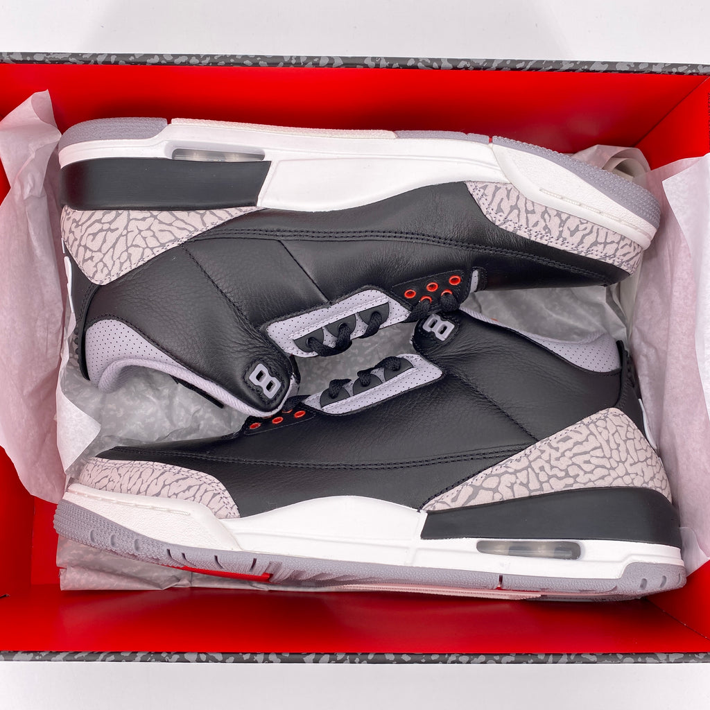 Air Jordan 3 Retro "Black Cement" 2024 New Size 11
