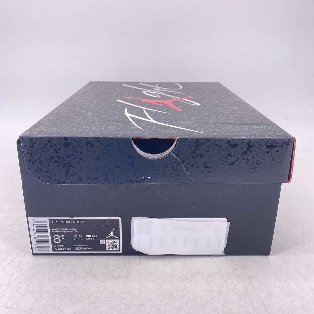 Air Jordan 4 Retro "Red Cement" 2023 New Size 8.5