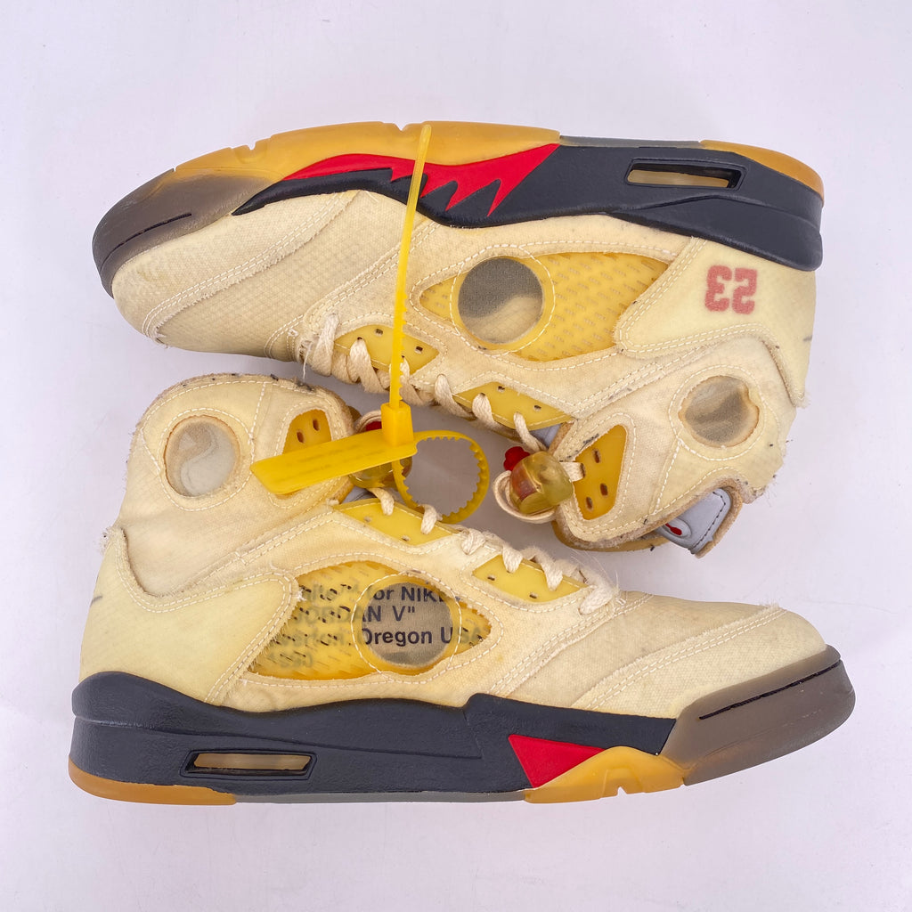 Air Jordan 5 Retro "Ow Sail" 2020 Used Size 9.5