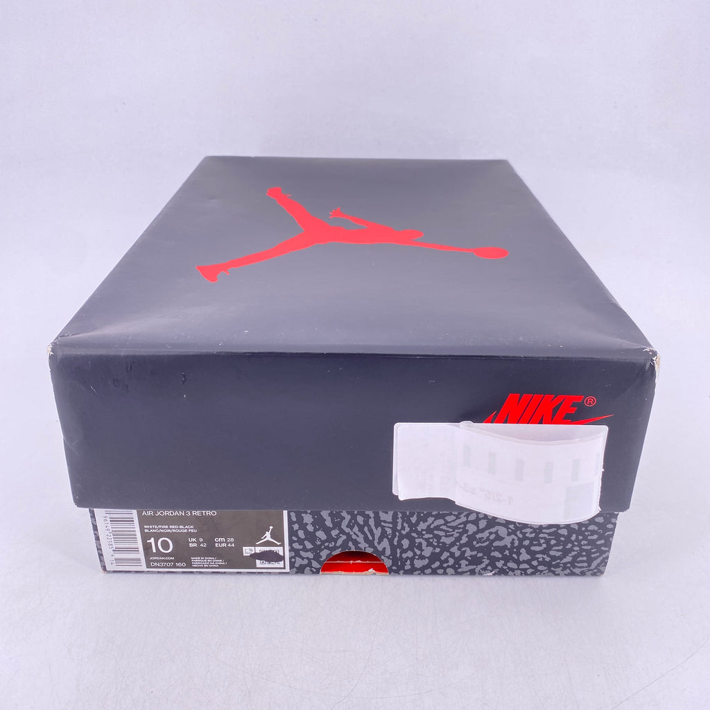 Air Jordan 3 Retro "Fire Red" 2022 Used Size 10