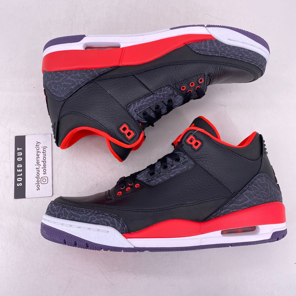 Air Jordan 3 Retro "Crimson" 2013 New Size 10