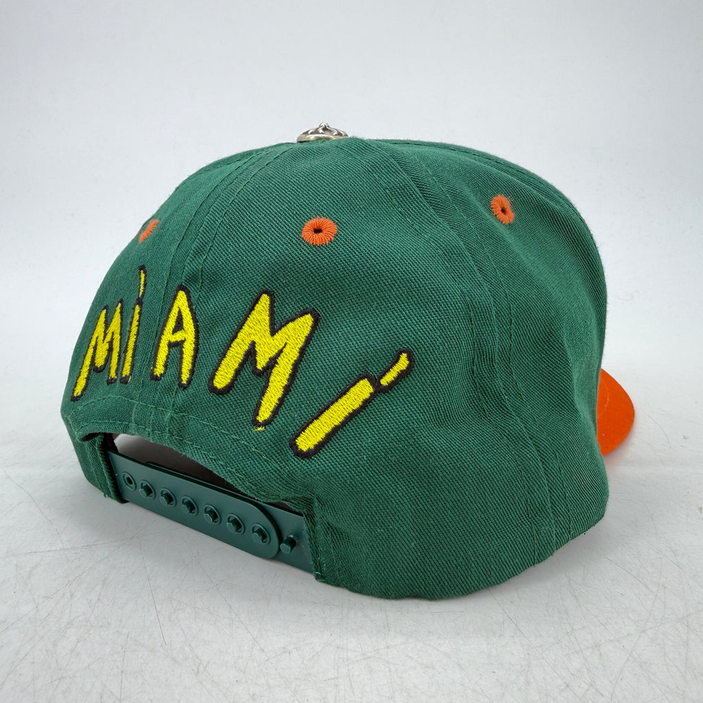 Chrome Hearts Snapback "MIAMI ART BASEL" Used Green Size OS