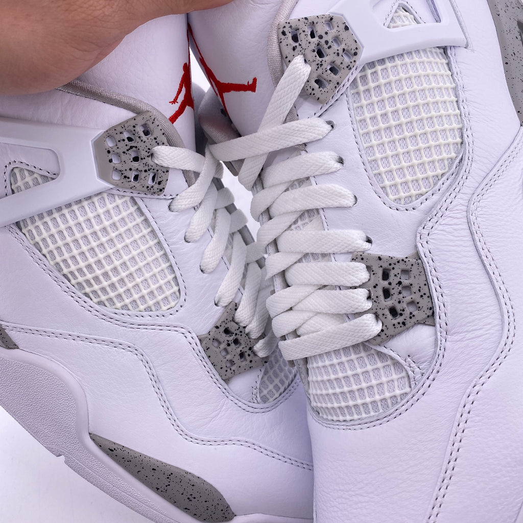 Air Jordan 4 Retro "White Oreo" 2021 New Size 13