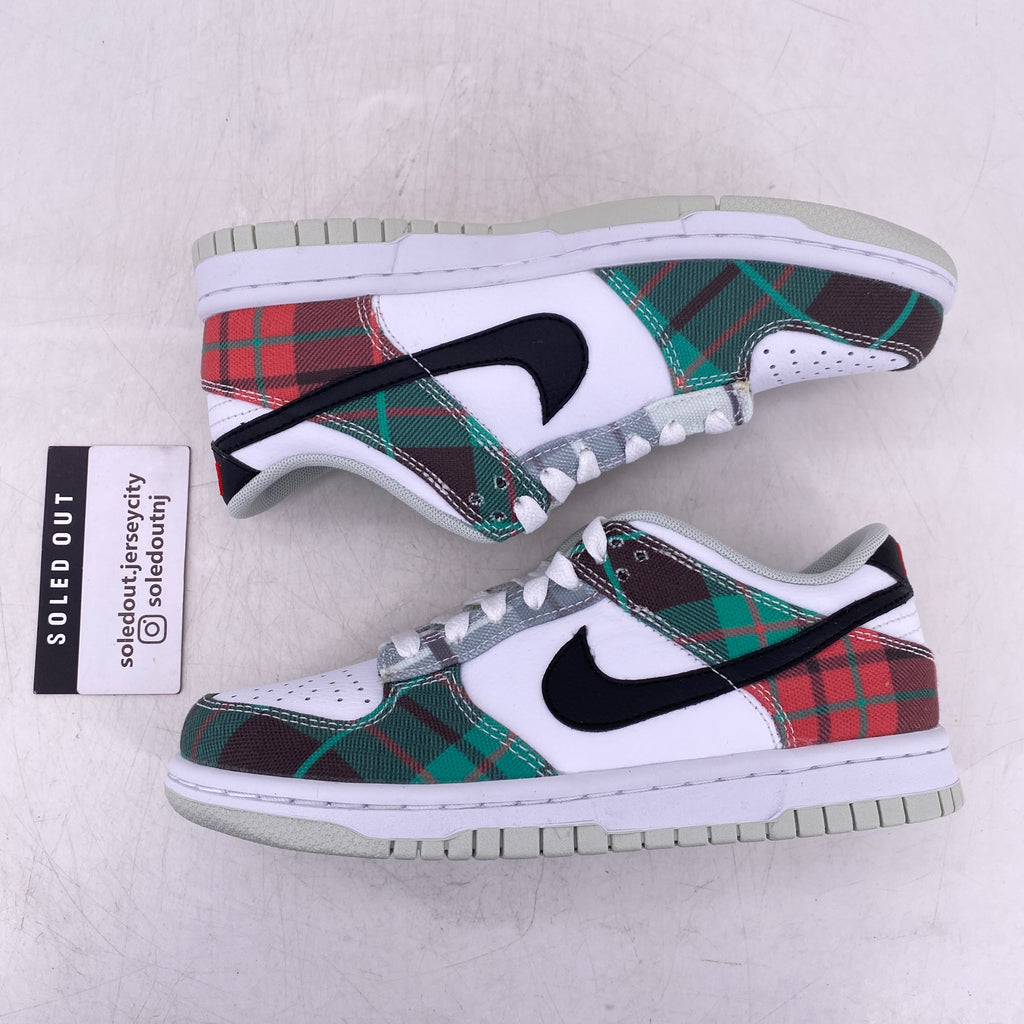 Nike (GS) Dunk Low SE "Tartan Plaid" 2023 New Size 4Y