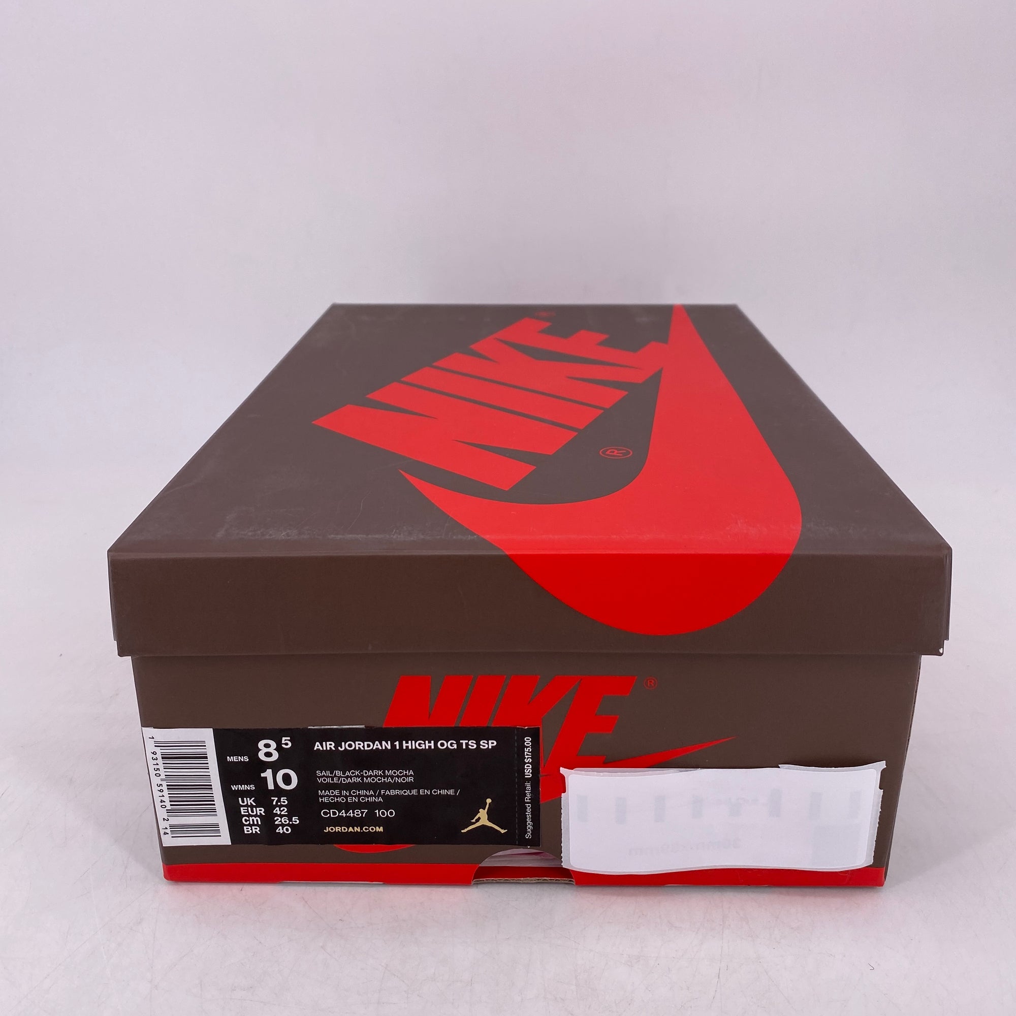 Air Jordan 1 Retro High OG &quot;Travis Scott&quot; 2019 New Size 8.5