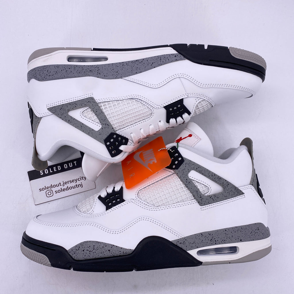 Air Jordan 4 Retro "White Cement" 2025 New Size 13