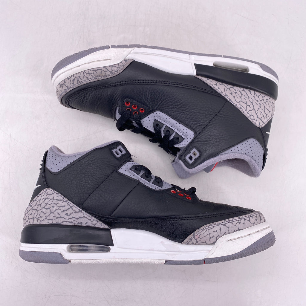 Air Jordan (GS) 3 Retro "Black Cement" 2024 Used Size 6.5Y