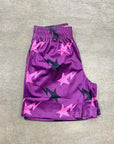 Eric Emanuel Mesh Shorts "EE BAPE" Purple New Size M