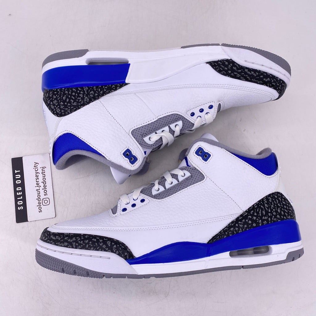 Air Jordan 3 Retro "Sport Blue" 2021 New (Cond) Size 12