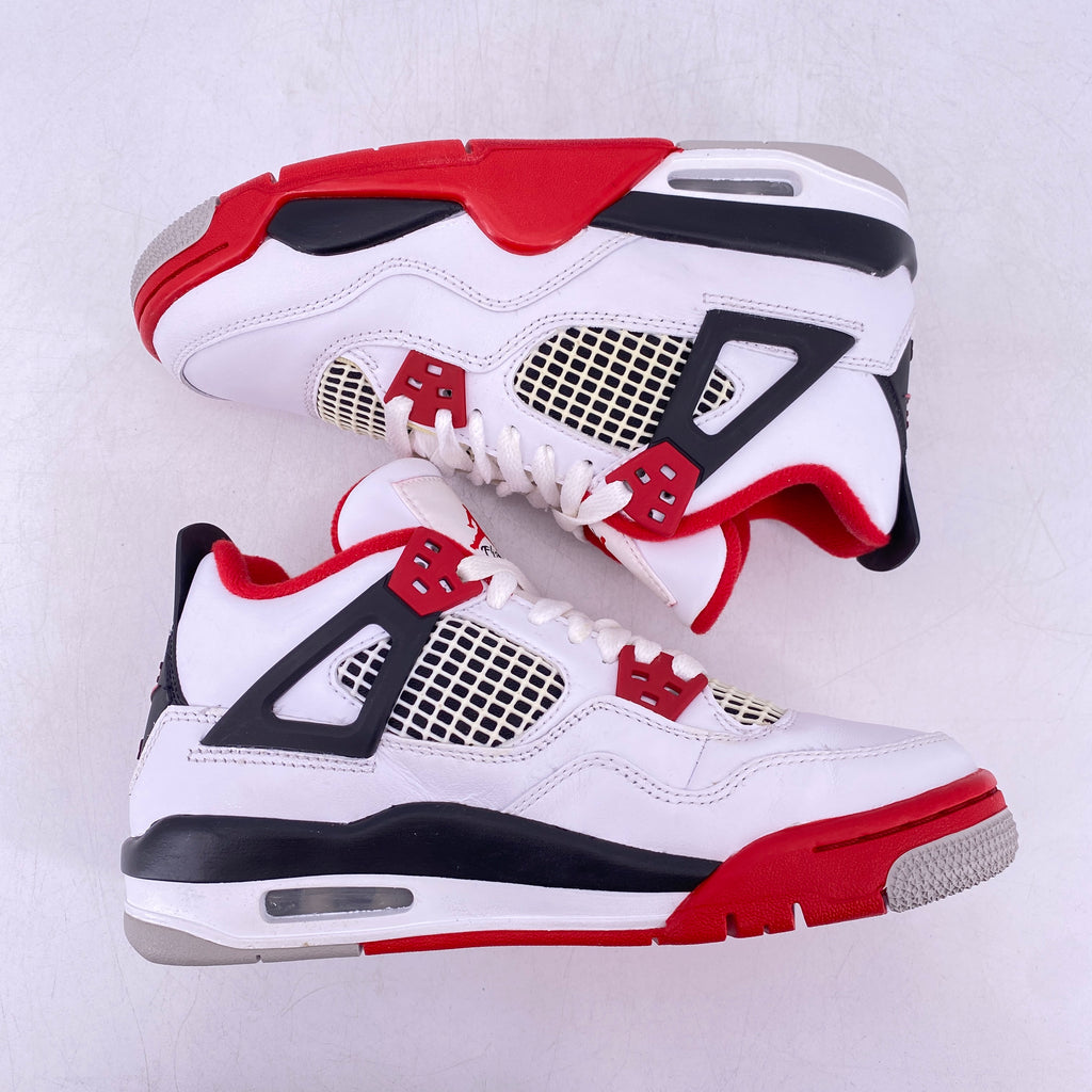 Air Jordan (GS) 4 Retro "Fire Red" 2020 New Size 4Y