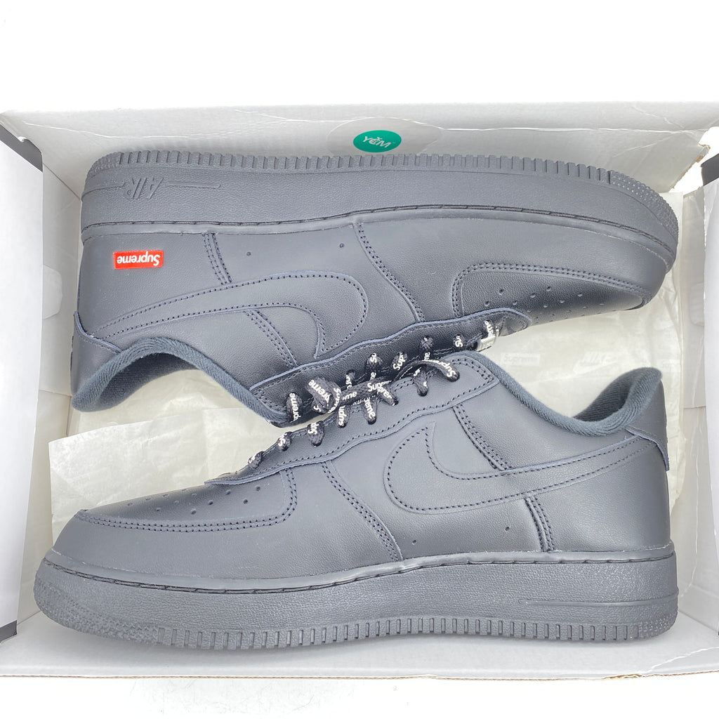 Nike Air Force 1 Low "Supreme Black"  New Size 10