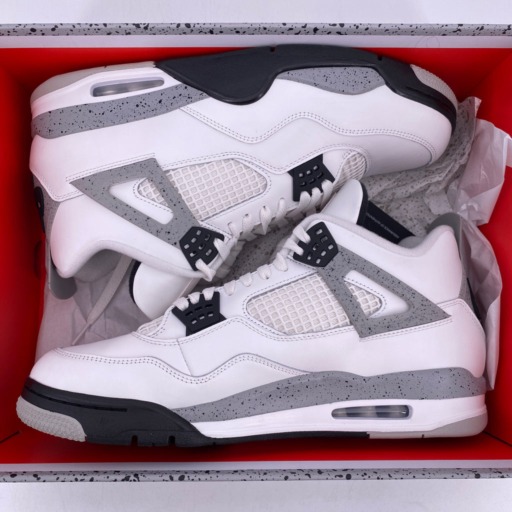 Air Jordan 4 Retro "White Cement" 2025 Used Size 13