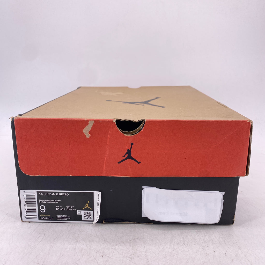 Air Jordan 12 Retro "Reverse Taxi" 2019 Used Size 9