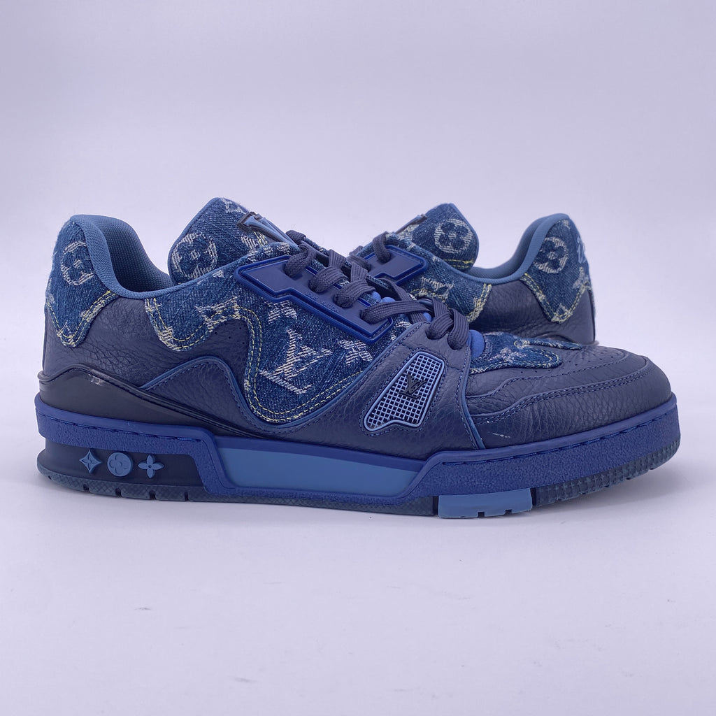 Louis Vuitton Trainer "Nigo Denim" 2021 Used Size 7.5LV