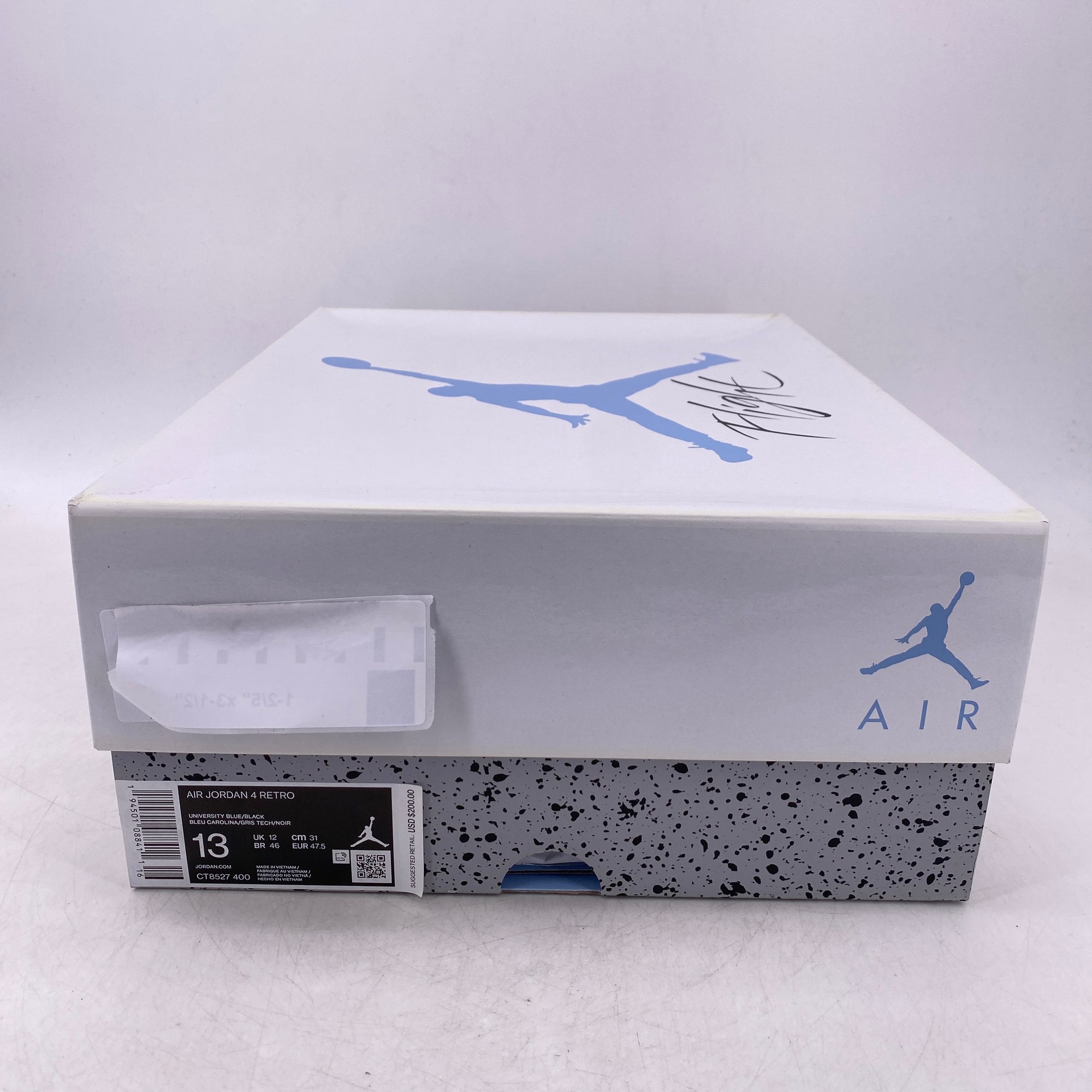 Air Jordan 4 Retro &quot;University Blue&quot; 2021 New Size 13
