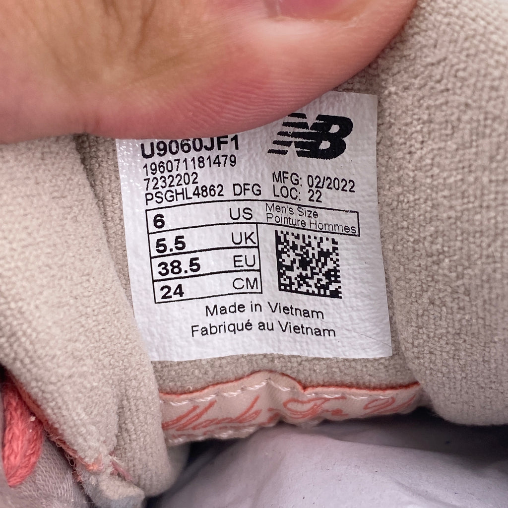 New Balance 9060 "Inside Voices Cookie Pink" 2022 New Size 6