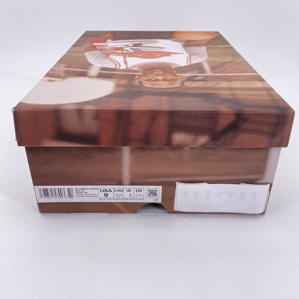 Air Jordan 1 Retro High OG "Black Toe Reimagined" 2025 New Size 9