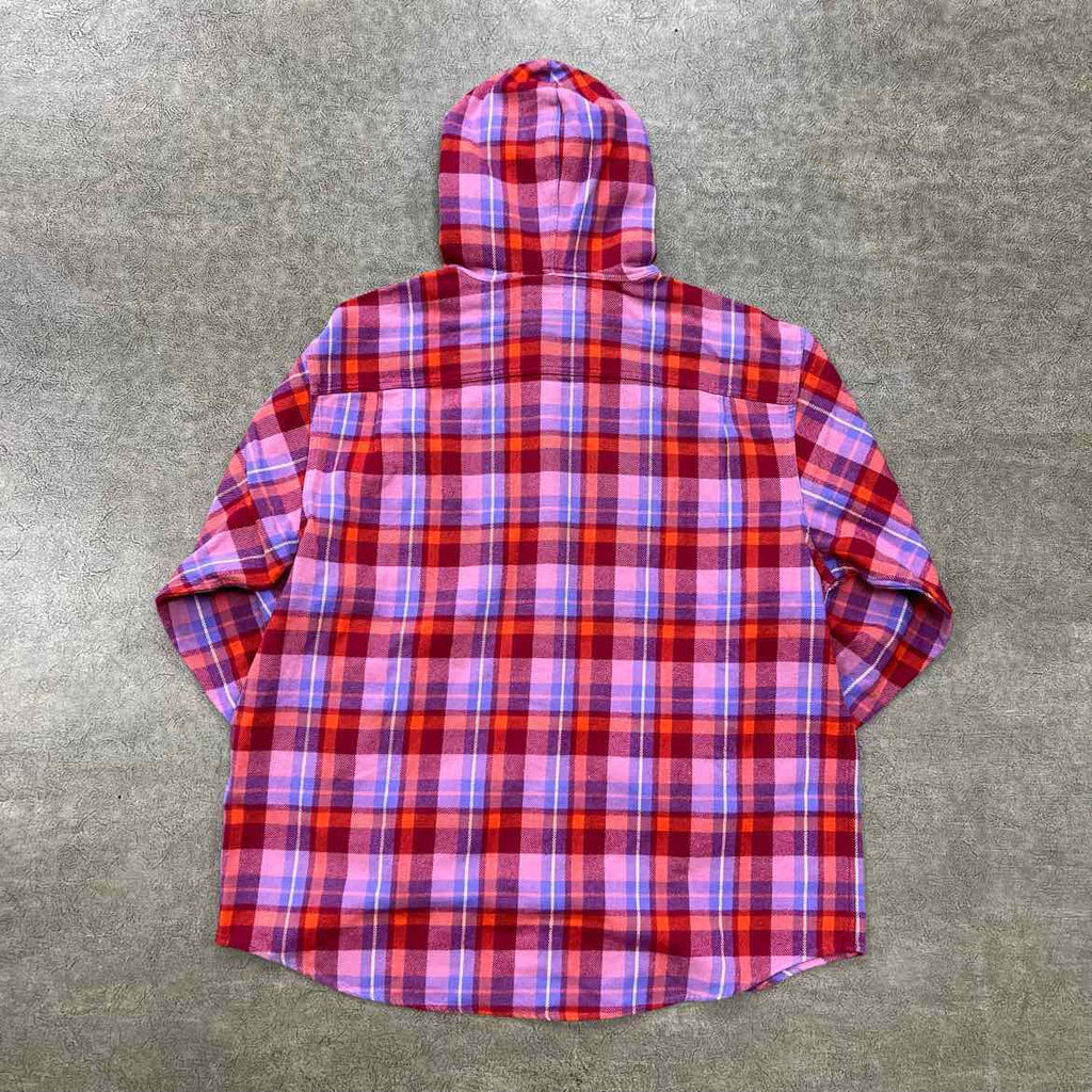 Supreme Flannel "BRUSHED PLAID" Pink Used Size XL