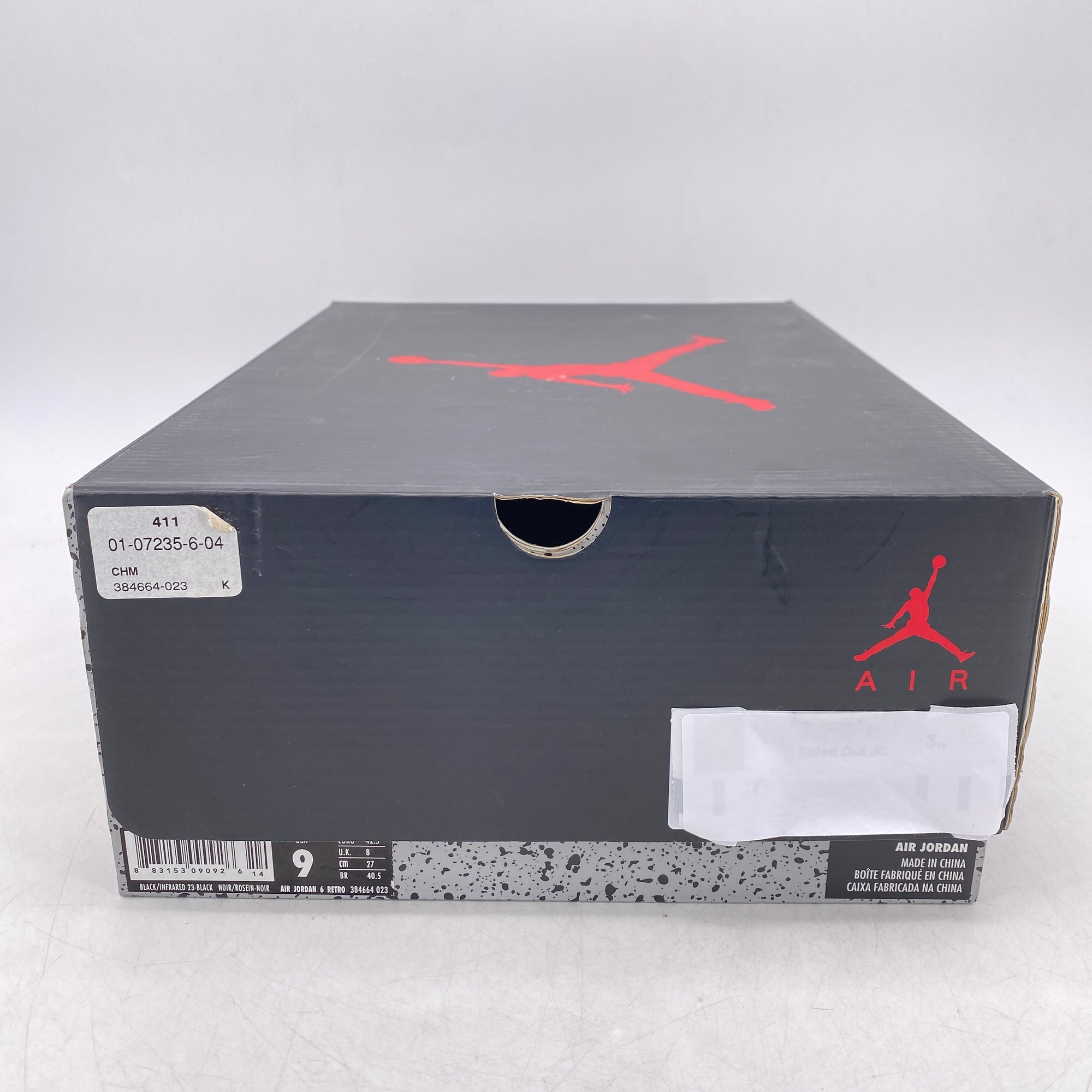 Air Jordan 6 Retro &quot;Infrared Black&quot; 2014 New Size 9