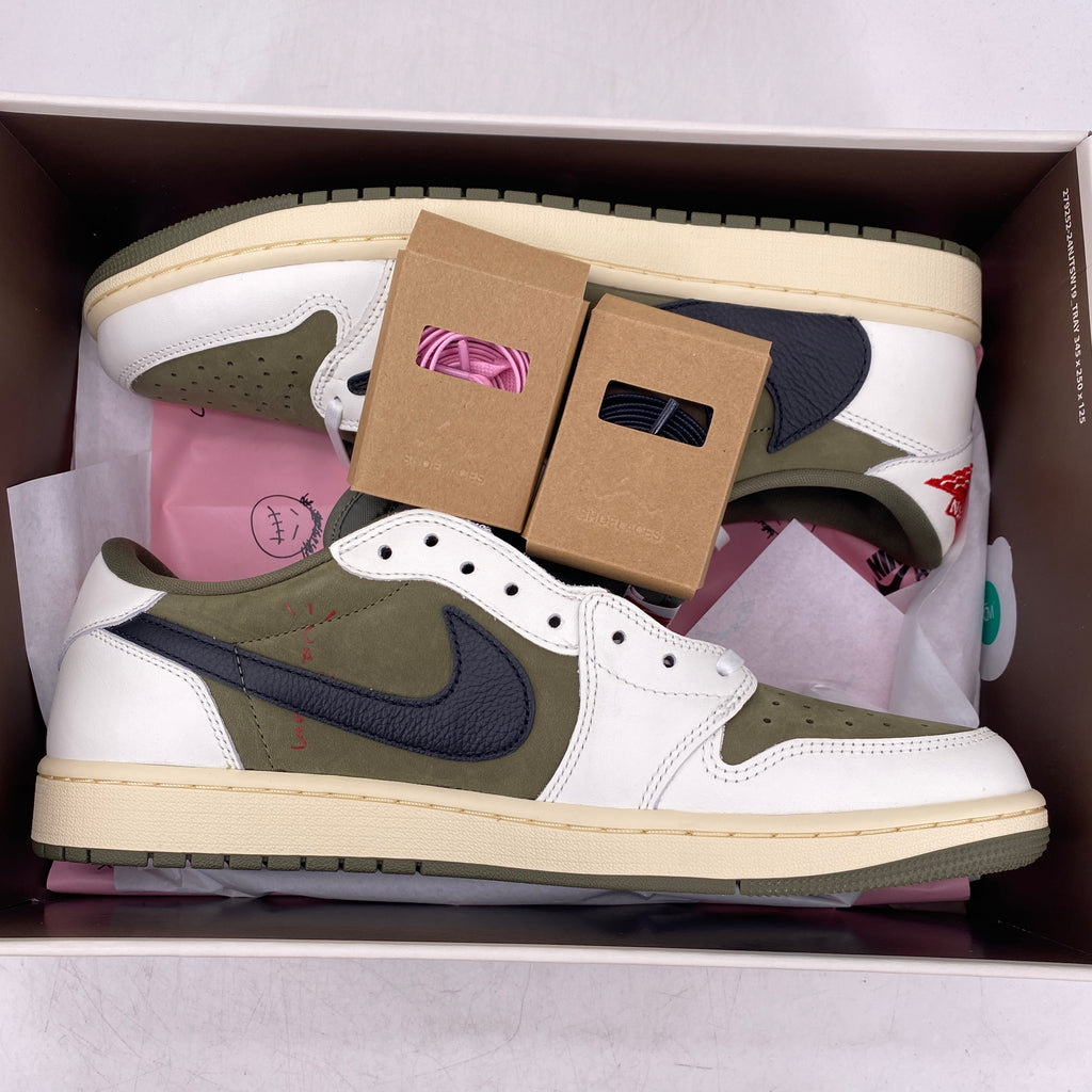 Air Jordan 1 Low OG SP "Travis Scott Medium Olive" 2024 New Size 13