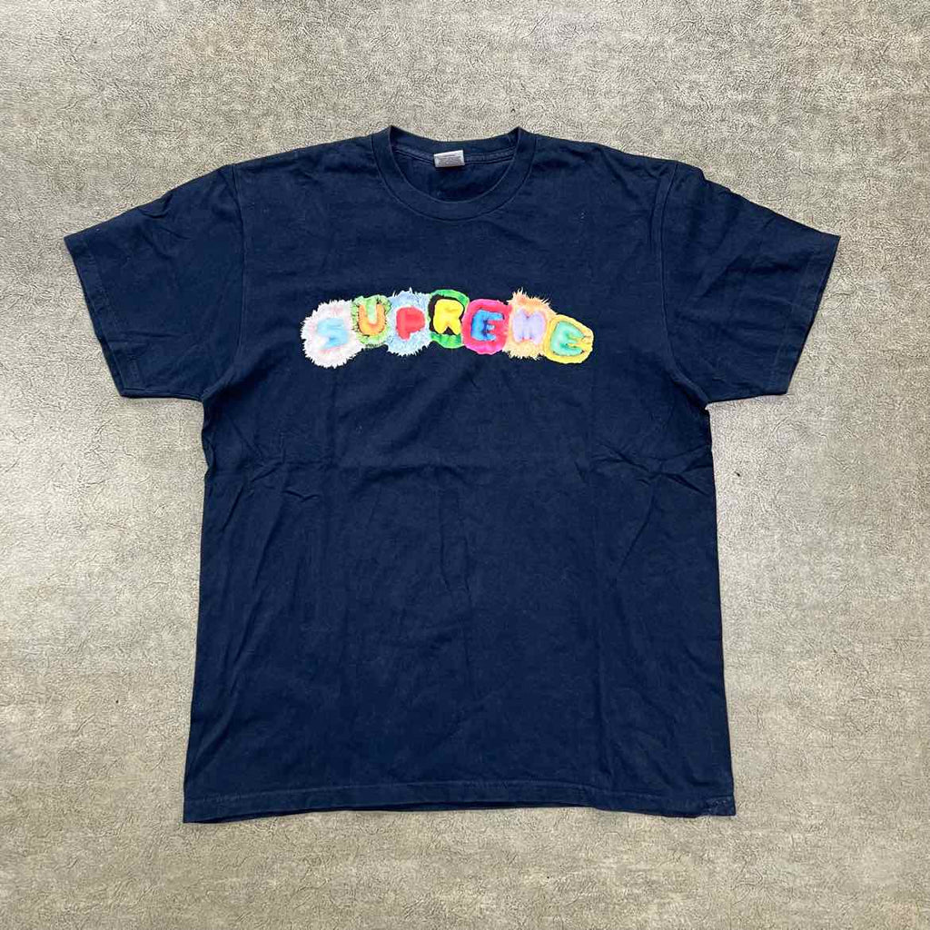 Supreme T-Shirt "PILLOWS" Navy Used Size L