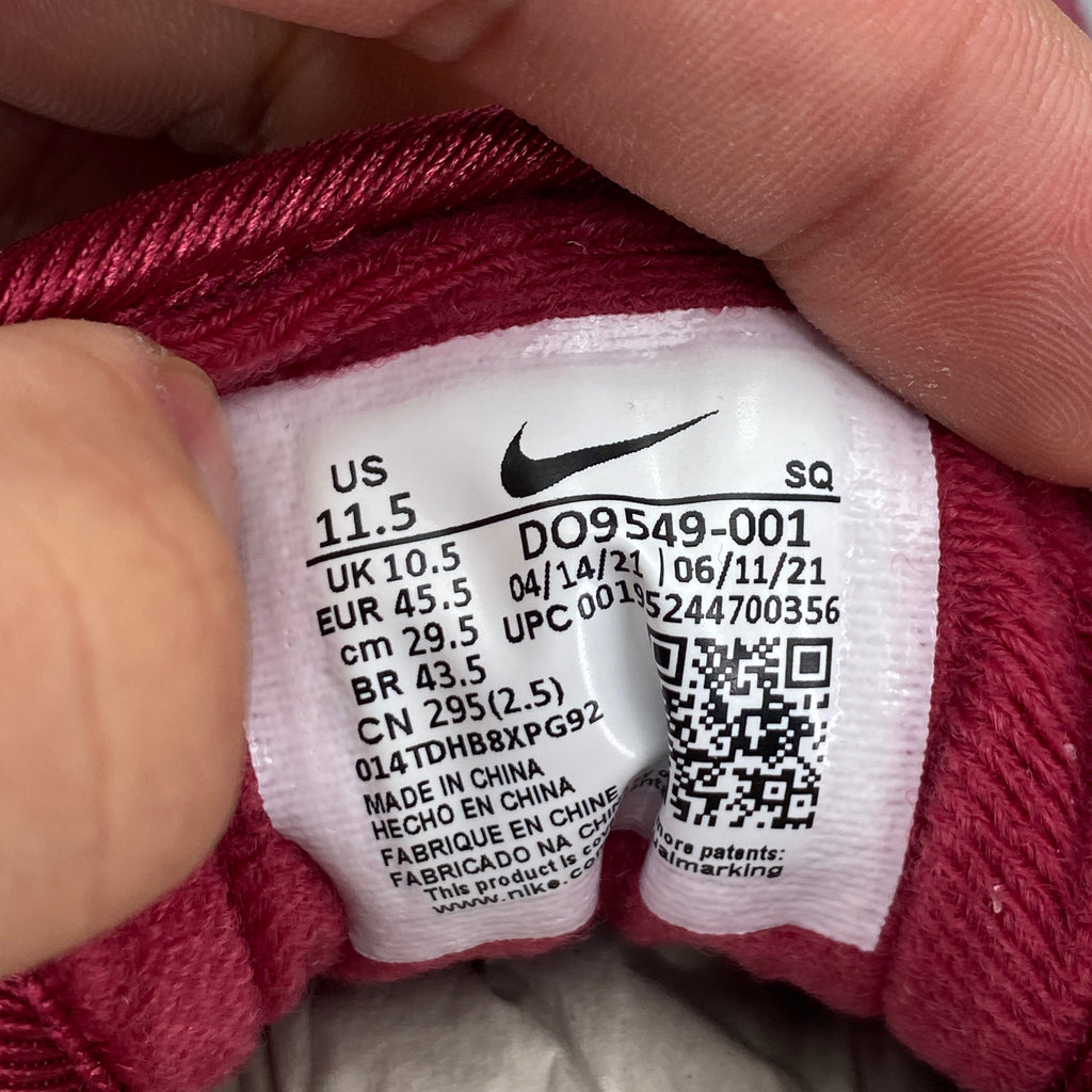 Nike Air Max 1 / Patta "Rush Maroon" 2021 New Size 11.5