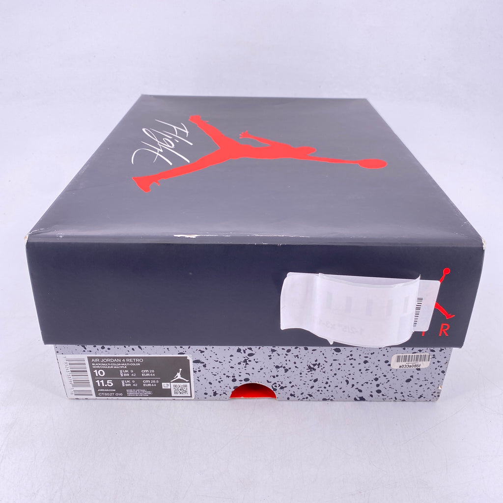 Air Jordan 4 Retro "Red Thunder" 2022 Used Size 10