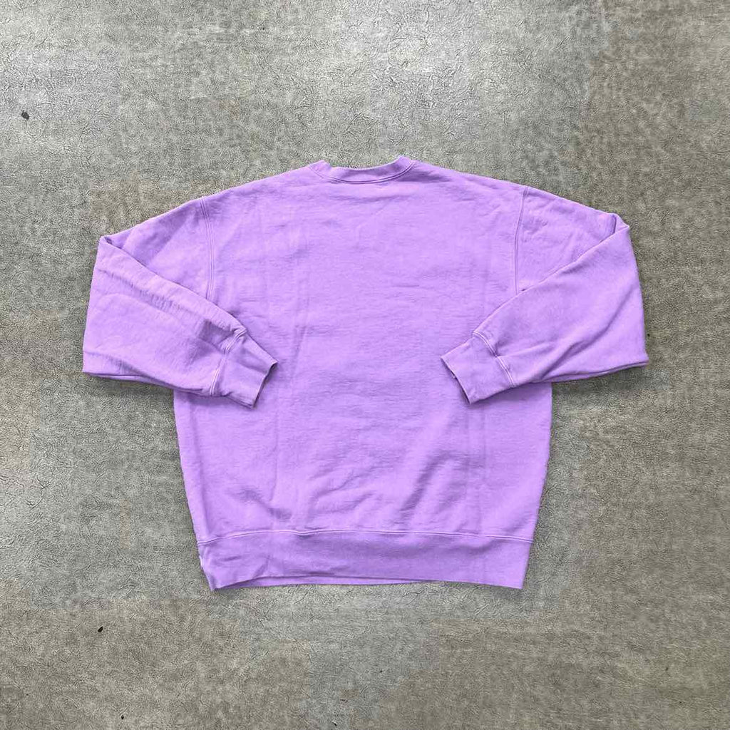 Supreme Crewneck Sweater "MINI LOGO" Purple Used Size L