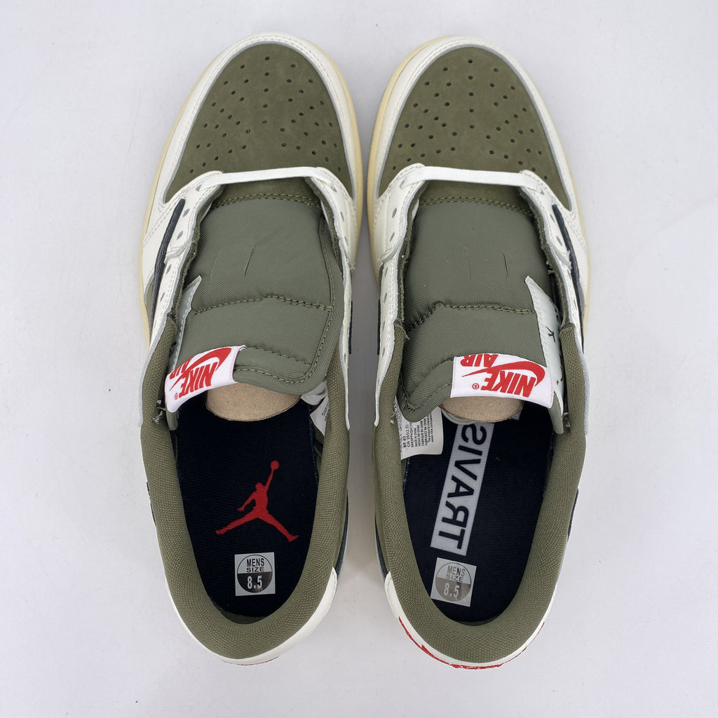 Air Jordan 1 Low OG SP "Travis Scott Medium Olive" 2024 New Size 8.5