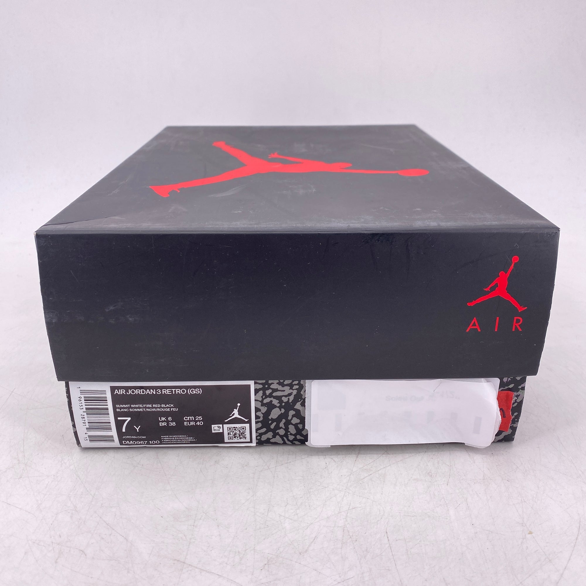 Air Jordan (GS) 3 Retro &quot;White Cement Reimagined&quot; 2023 Used Size 7Y