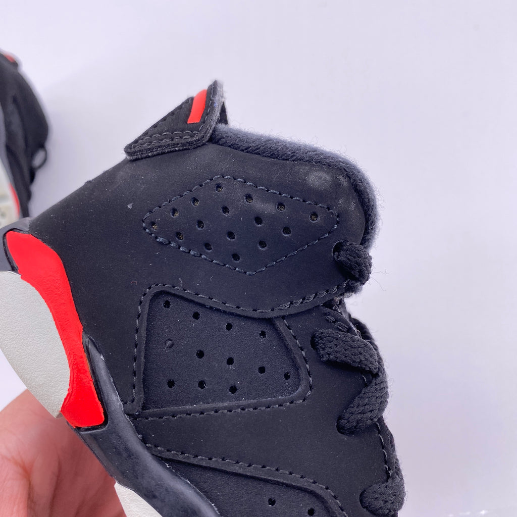 Air Jordan (TD) 6 Retro "Infrared" 2019 New Size 4c