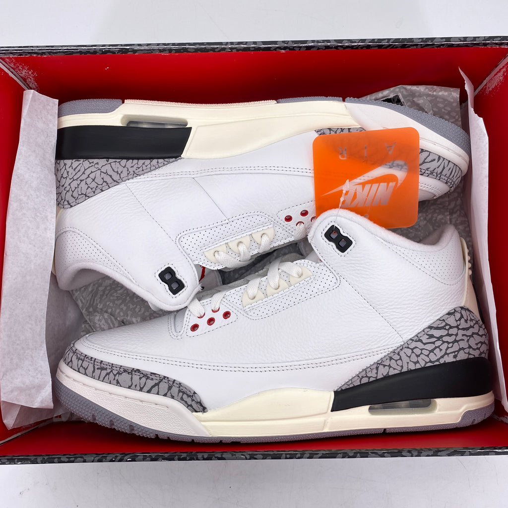 Air Jordan 3 Retro "White Cement Reimagined" 2023 New Size 11.5