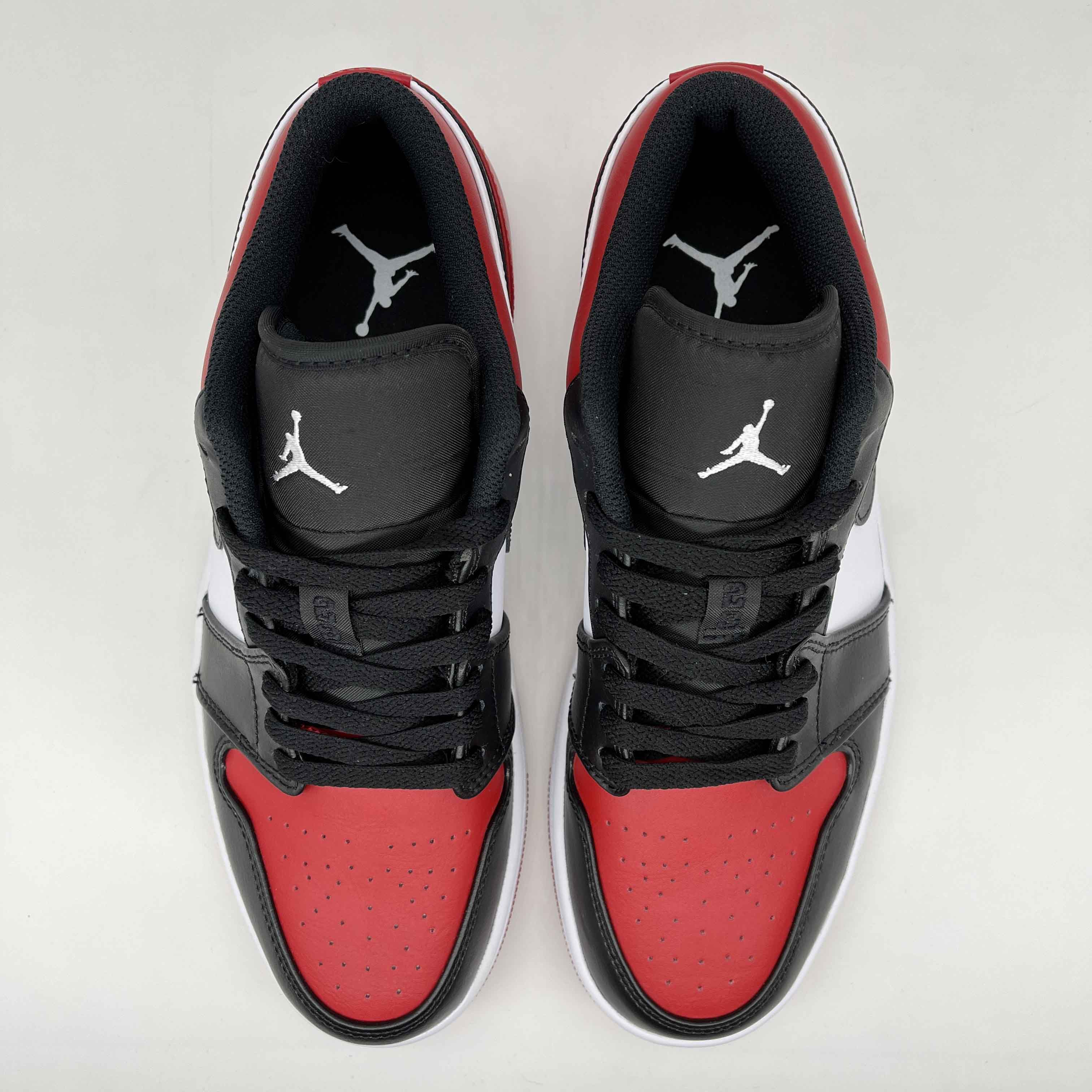 Air Jordan 1 Retro Low &quot;Bred Toe&quot; 2021 New Size 9.5