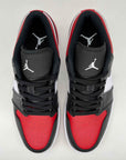 Air Jordan 1 Retro Low "Bred Toe" 2021 New Size 9.5