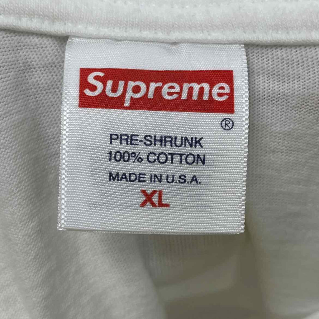 Supreme T-Shirt "VARSITY" White Used Size XL